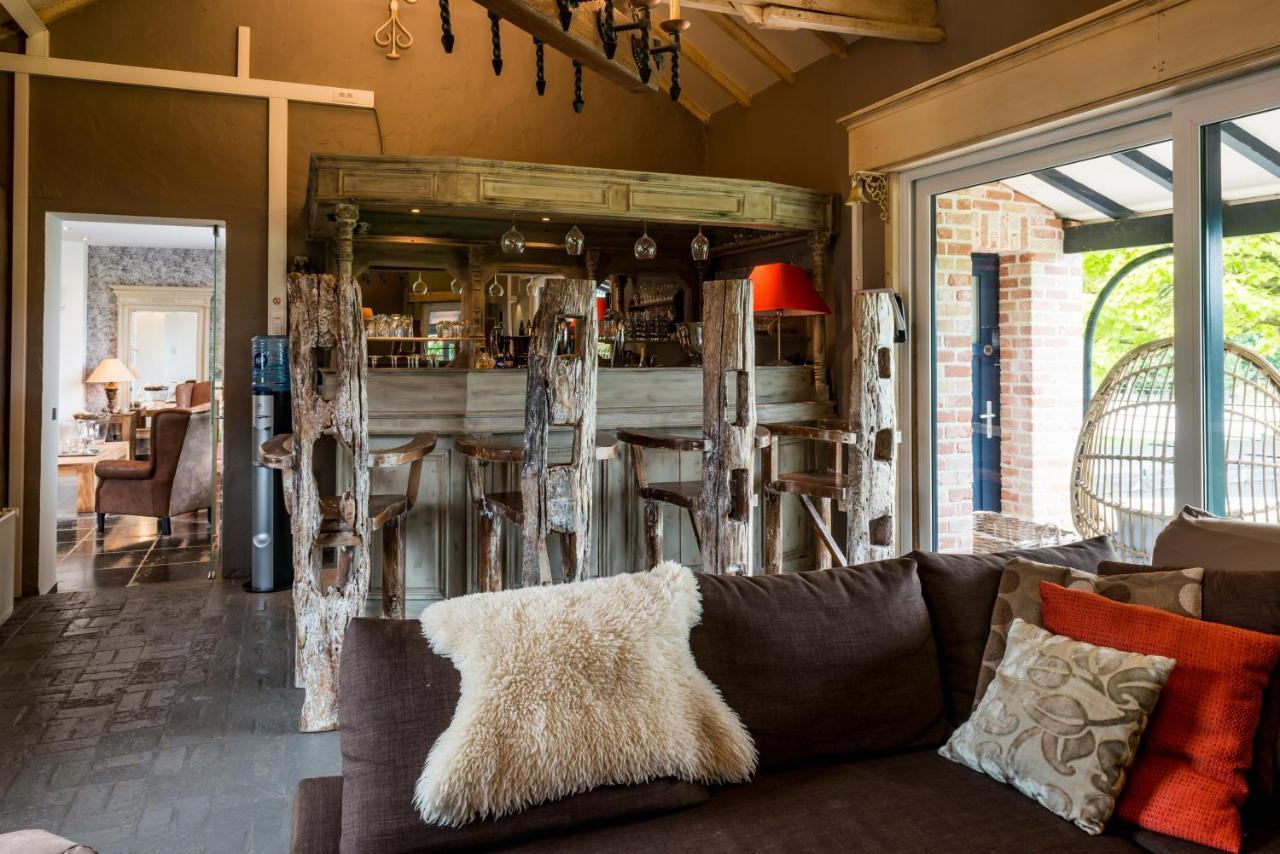 Een Prachtige En Luxueuze Vakantiewoning Dat Is Hof Leskensdaele Geraardsbergen Esterno foto
